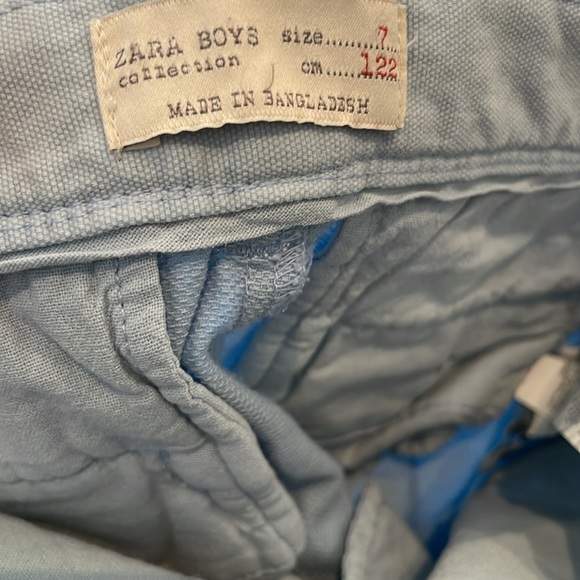 Zara Delicate Knit Baby blue shorts - Picture 7 of 9